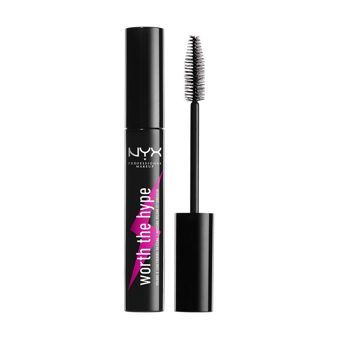 Туш для вій NYX Professional Makeup Worth the Hype Volumizing &amp; Lengthening Mascara 01 Black, 7 мл